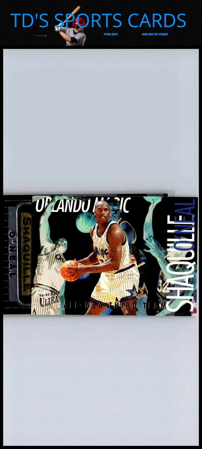 Shaquille O’Neal 1994-95 Ultra #12 All-NBA trading card for collectors