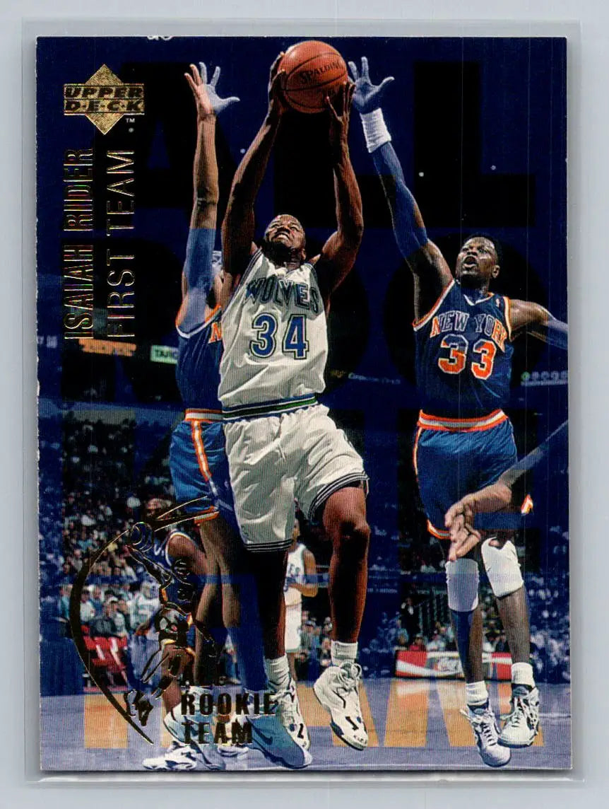 1994-95 Upper Deck #5 Isaiah Rider Minnesota Timberwolves - Basketball Card Single