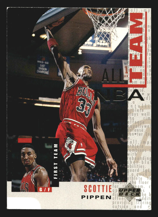 1994-95 Upper Deck All-NBA Team #11 Scottie Pippen Bulls - Basketball Card Single