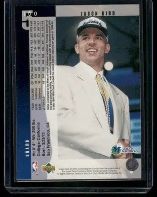 1994-95 Upper Deck Jason Kidd #160 Basketball - Basketball Card Single