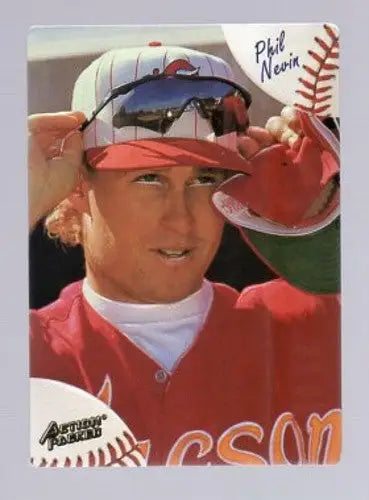 Original gloss 1994 Action Packed Minors Phil Nevin baseball card image