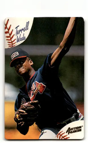 Original gloss 1994 Action Packed Minors Terrell Wade baseball card in mint condition