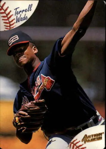 Baseball card of Terrell Wade from 1994 Action Packed Minors with original gloss