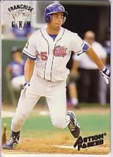 Baseball player in action on 1994 Action Packed Minors #57 Brooks Kieschnick NM-MT FG card