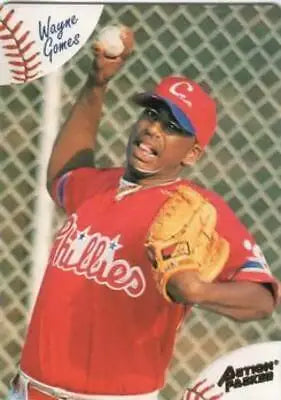 Wayne Gomes baseball card from 1994 Action Packed Minors with original gloss near mint condition