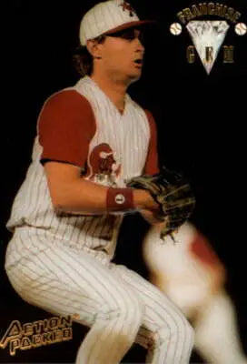 Original gloss baseball card featuring Phil Nevin in uniform from 1994 Action Packed Minors