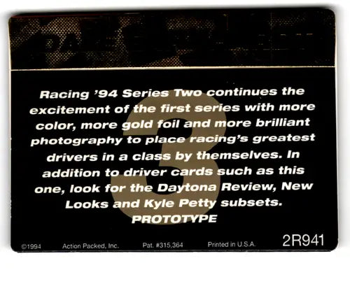 1994 Action Packed Prototypes #2R941 Dale Earnhardt NM-MT ID:81306 - Racing Card Single