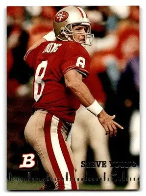 1994 Bowman Football Steve Young #350 San Francisco 49ers - Football Card Single