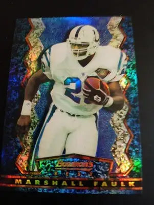 1994 Bowman’s Best - Marshall Faulk Rookie Refractor #1. Colts. NRMT+