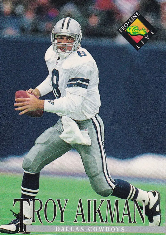 1994 CLASSIC #26 TROY AIKMAN PRO LINE- DALLAS COWBOYS - Football Card Single