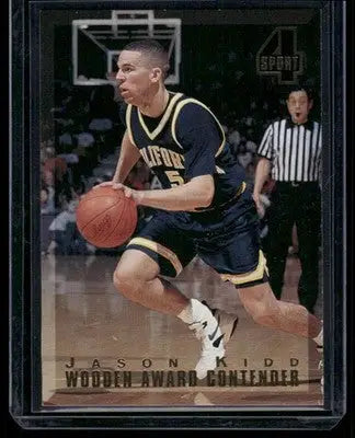 1994 Classic 4 Sport Jason Kidd #190 Wooden Award Contender Basketball - Basketball Card Single