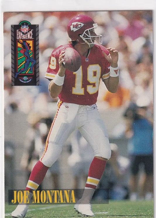 1994 CLASSIC #43 JOE MONTANA EXPERIENCE- KANSAS CITY CHIEFS - Football Card Single