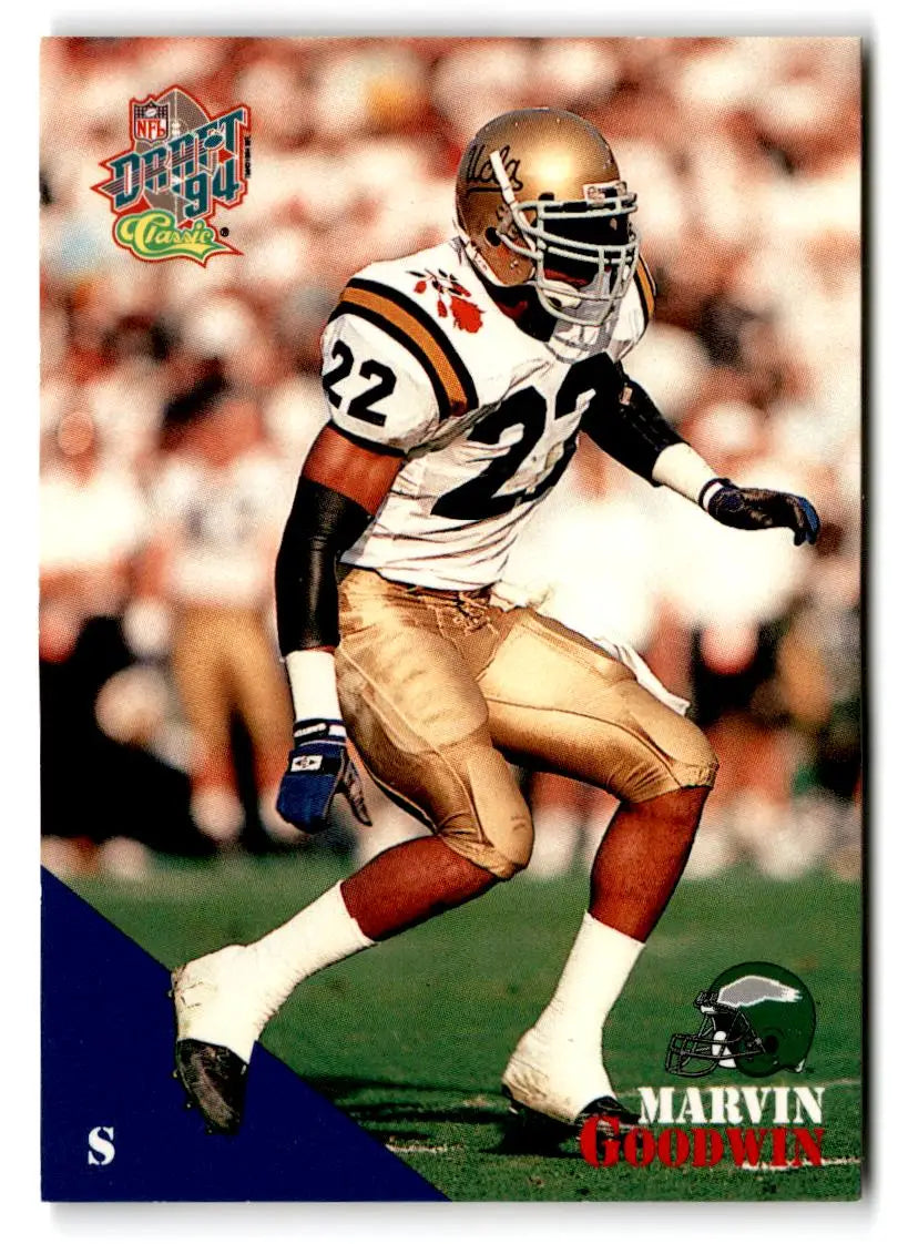 1994 Classic NFL Draft #76 Marvin Goodwin - Football Card Single