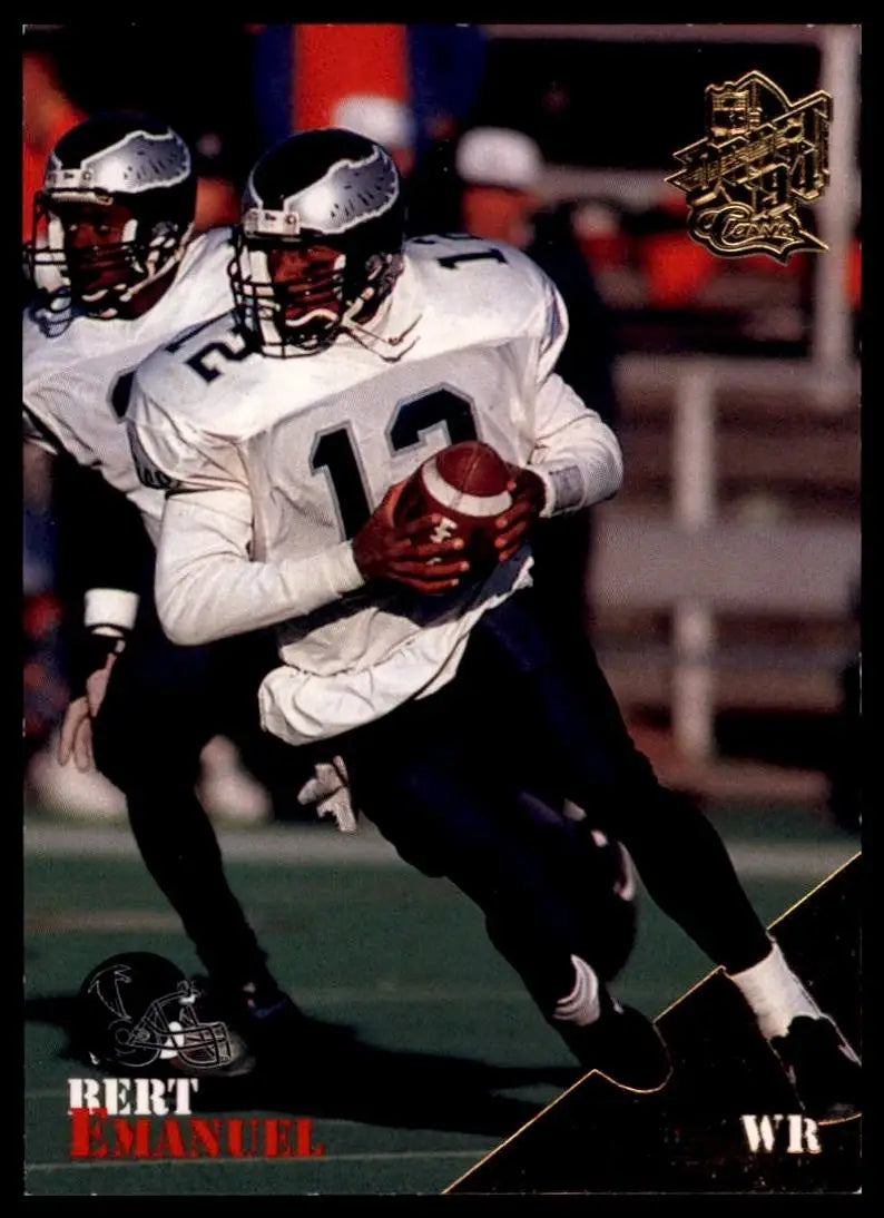 1994 Classic NFL Draft Gold Bert Emanuel #90 Rookie Philadelphia Eagles Football - Football Card Single