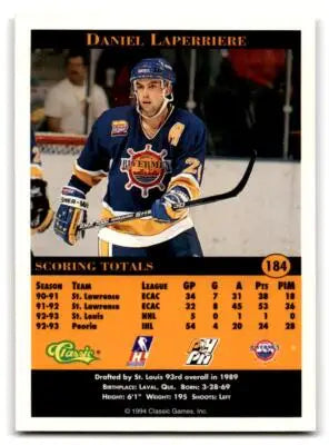 1994 Classic Pro Hockey Prospects #184 Dan Laperriere - Hockey Card Single