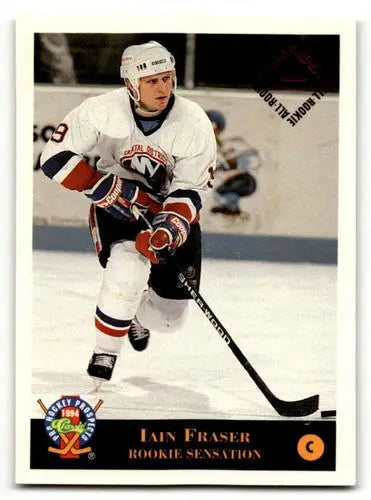 1994 Classic Pro Prospects #15 Iain Fraser Capital District Islander ID:55499 - Hockey Card Single