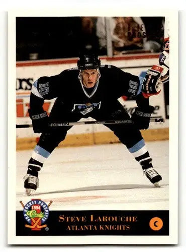1994 Classic Pro Prospects #160 Steve Larouche Atlanta Knights Hocke ID:55502 - Hockey Card Single