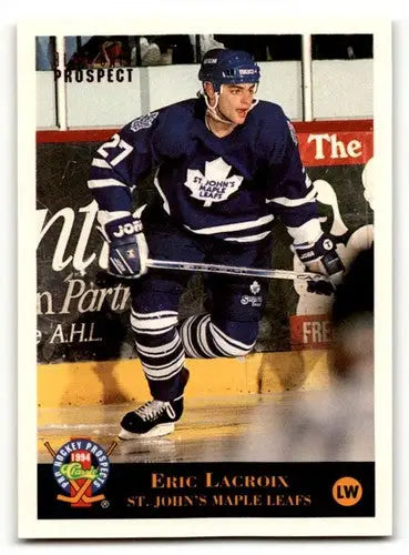 1994 Classic Pro Prospects #164 Eric Lacroix St. John’s Maple Leafs ID:55503 - Hockey Card Single