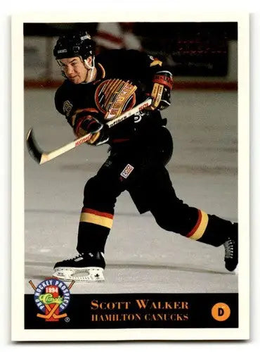1994 Classic Pro Prospects #165 Scott Walker Hamilton Canucks Hockey ID:55504 - Hockey Card Single