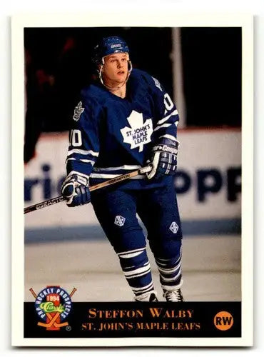 1994 Classic Pro Prospects #97 Steffon Walby St. John’s Maple Leafs ID:55510 - Hockey Card Single