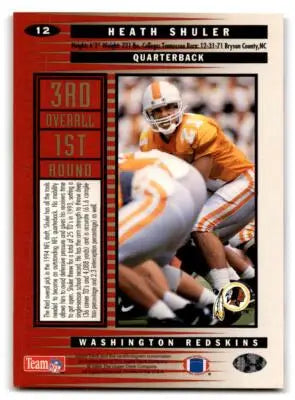1994 Collector’s Choice #12 Heath Shuler - Football Card Single