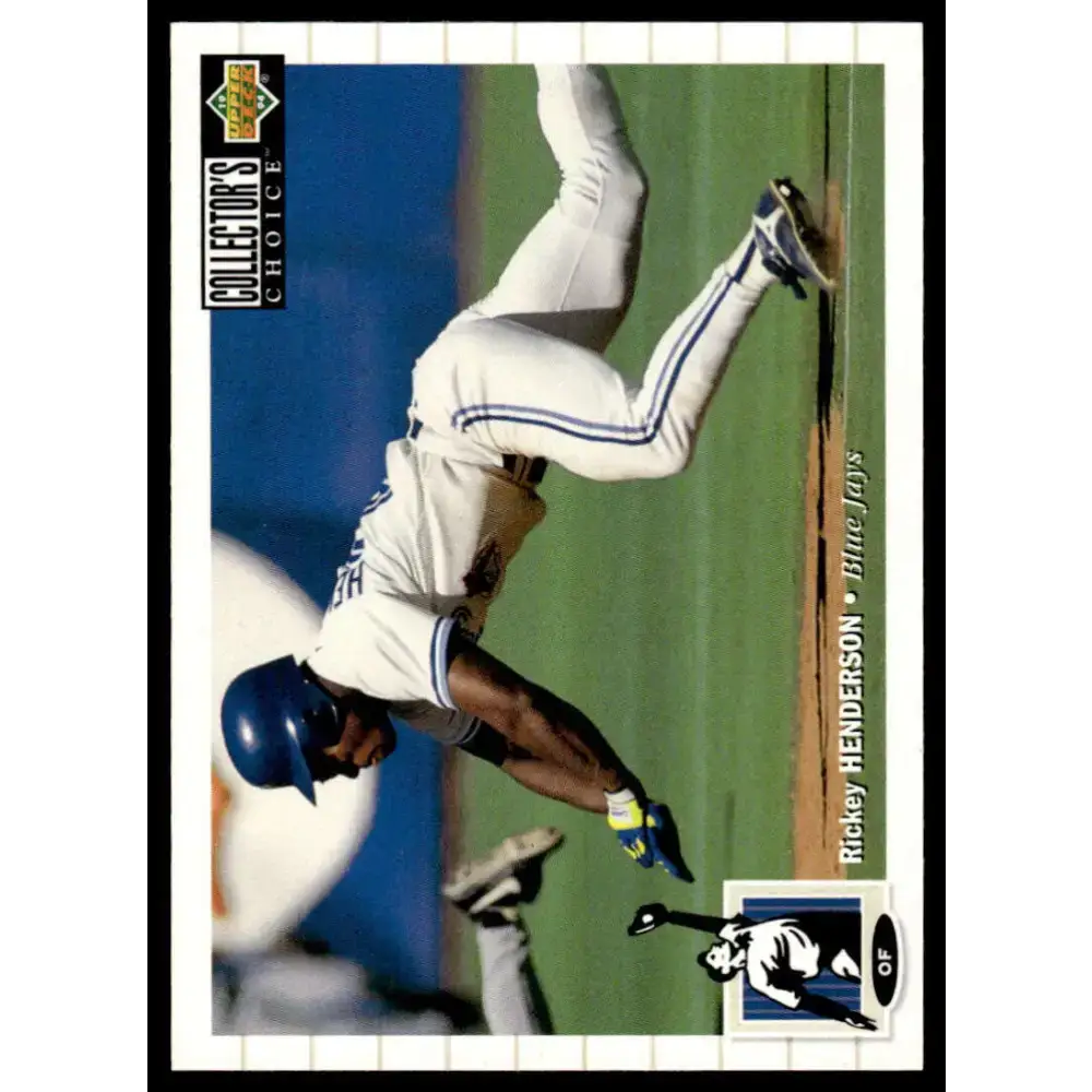 1994 Collector’s Choice #131 Rickey Henderson NM-MT Toronto Blue Jays Baseball Card - Baseball Card Single