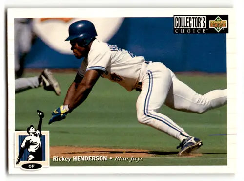 1994 Collector’s Choice #131 Rickey Henderson NM Near Mint Blue Jays ID:63976 - Baseball Card Single