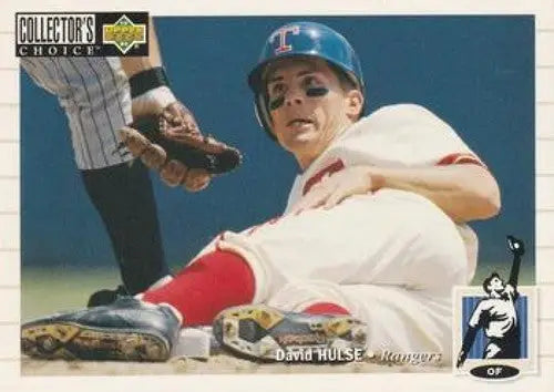 Original gloss baseball card of David Hulse NM-MT from 1994 Collector’s Choice
