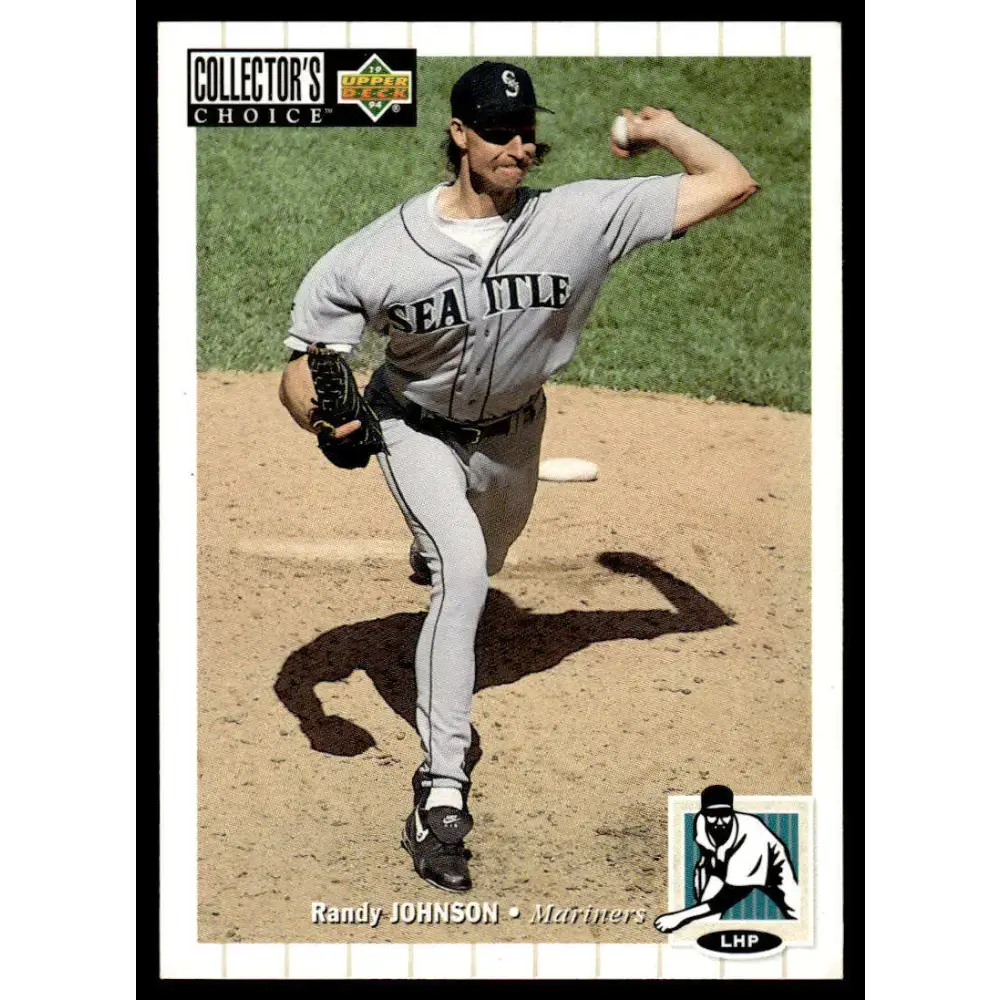 1994 Collector’s Choice #357 Randy Johnson EX/NM Seattle Mariners Baseball Card - Baseball Card Single