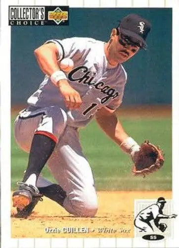 Original gloss Ozzie Guillen baseball card from 1994 Collector’s Choice White Sox series