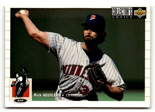1994 Collector’s Choice #476 Rick Aguilera Minnesota Twins Baseball Cards - Baseball Card Single