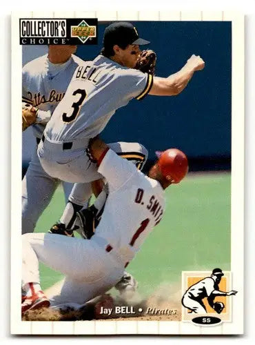 Baseball card of Jay Bell Pittsburgh Pirates from 1994 Collector’s Choice series