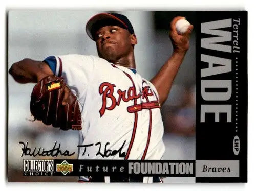 Terrell Wade Atlanta Braves baseball card from 1994 Collector’s Choice series