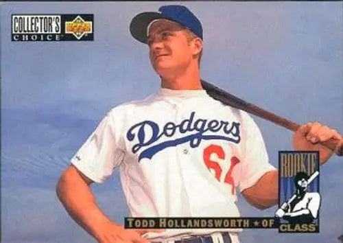 1994 Collector’s Choice #658 Todd Hollandsworth NM Near Mint Dodgers ID:82532 - Baseball Card Single