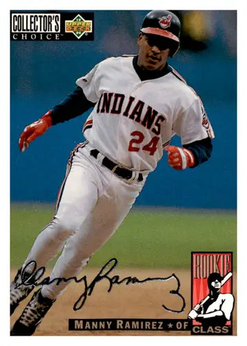 1994 Collector’s Choice Silver Signature #16 Manny Ramirez NM-MT Indian ID:45318 - Baseball Card Single