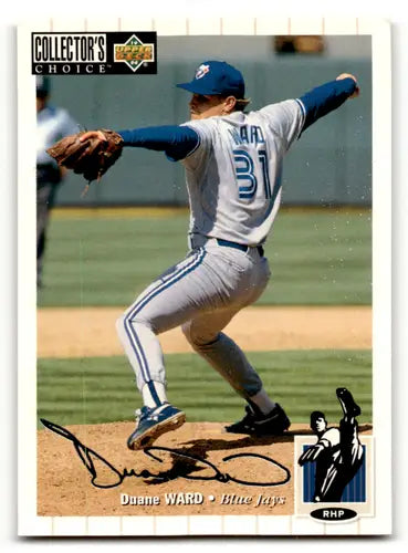 1994 Collector’s Choice Silver Signature #287 Duane Ward EX/NM Blue Jay ID:60767 - Baseball Card Single