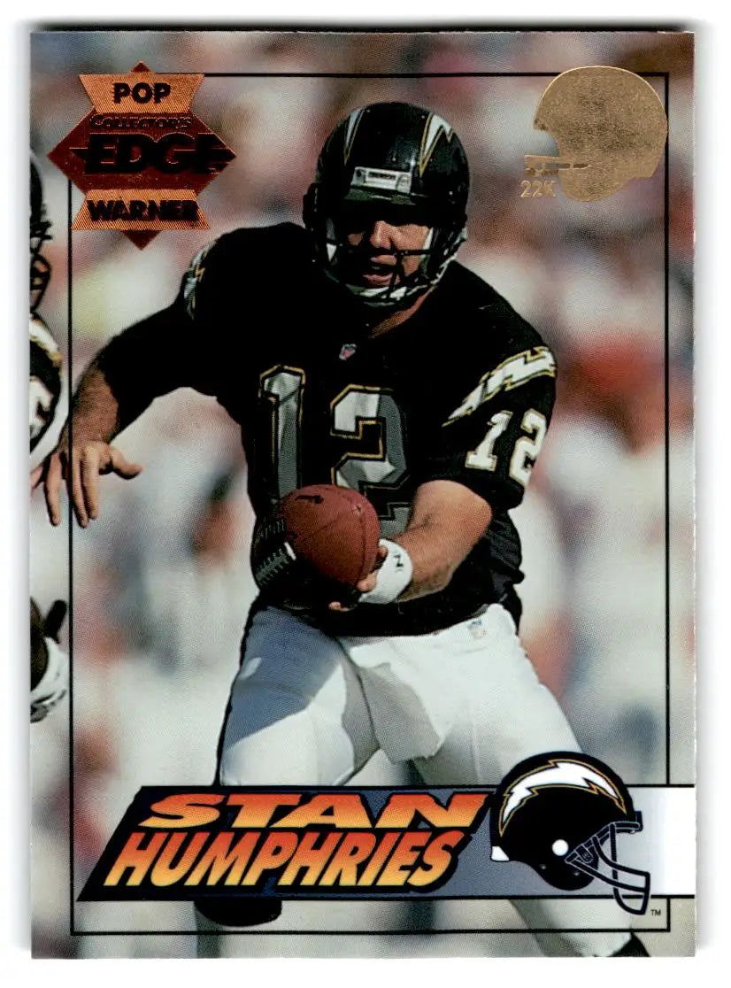 1994 Collector’s Edge #172 Stan Humphries Pop Warner 22K Gold - Football Card Single