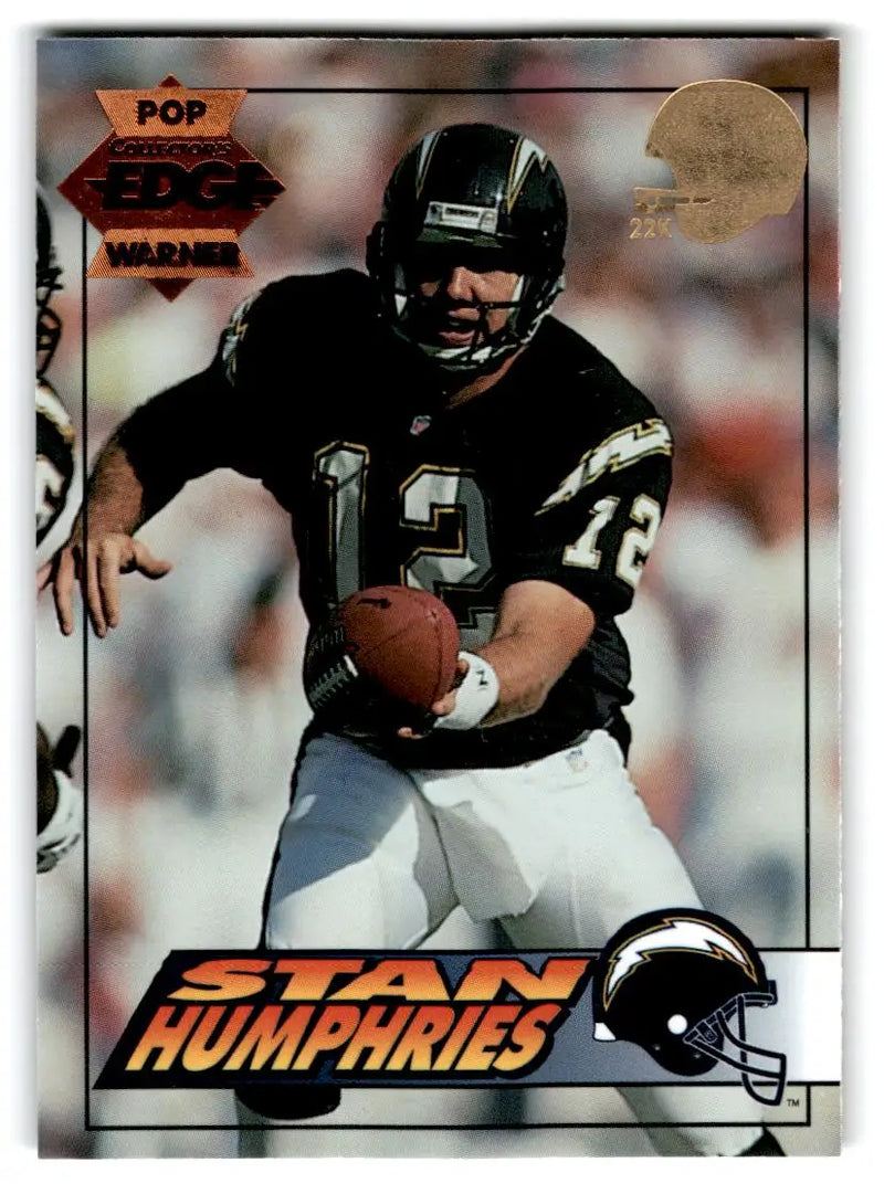 1994 Collector’s Edge #172 Stan Humphries Pop Warner 22K Gold - Football Card Single