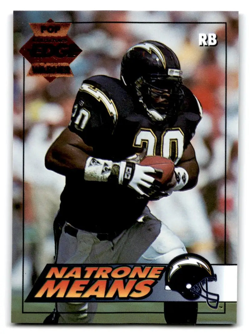 1994 Collector’s Edge #175 Natrone Means Pop Warner Bronze - Football Card Single