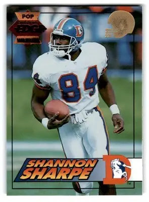 1994 Collector’s Edge #53 Shannon Sharpe Pop Warner 22K Gold - Football Card Single