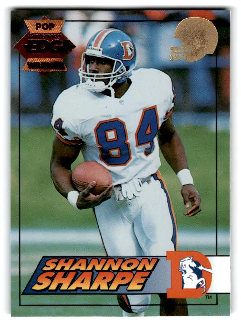 1994 Collector’s Edge #53 Shannon Sharpe Pop Warner 22K Gold - Football Card Single