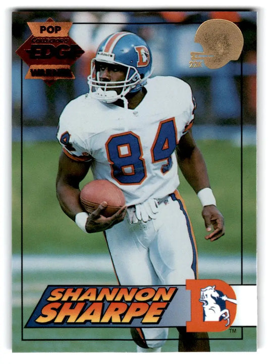 1994 Collector’s Edge #53 Shannon Sharpe Pop Warner 22K Gold - Football Card Single