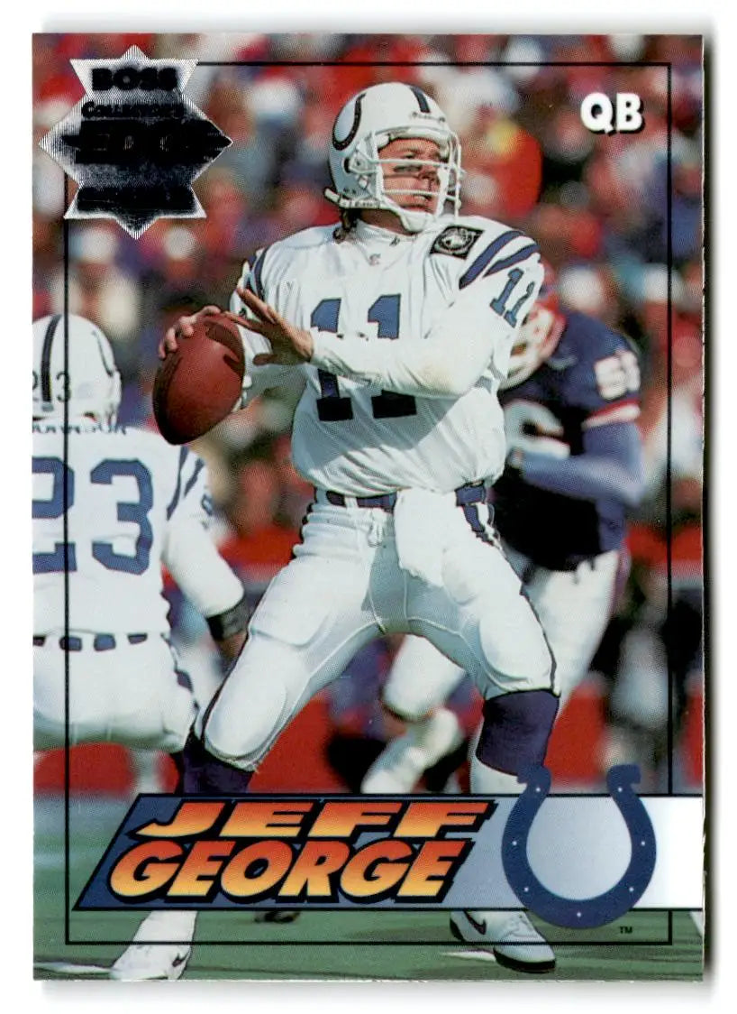1994 Collector’s Edge #91 Jeff George Boss Squad Silver - Football Card Single