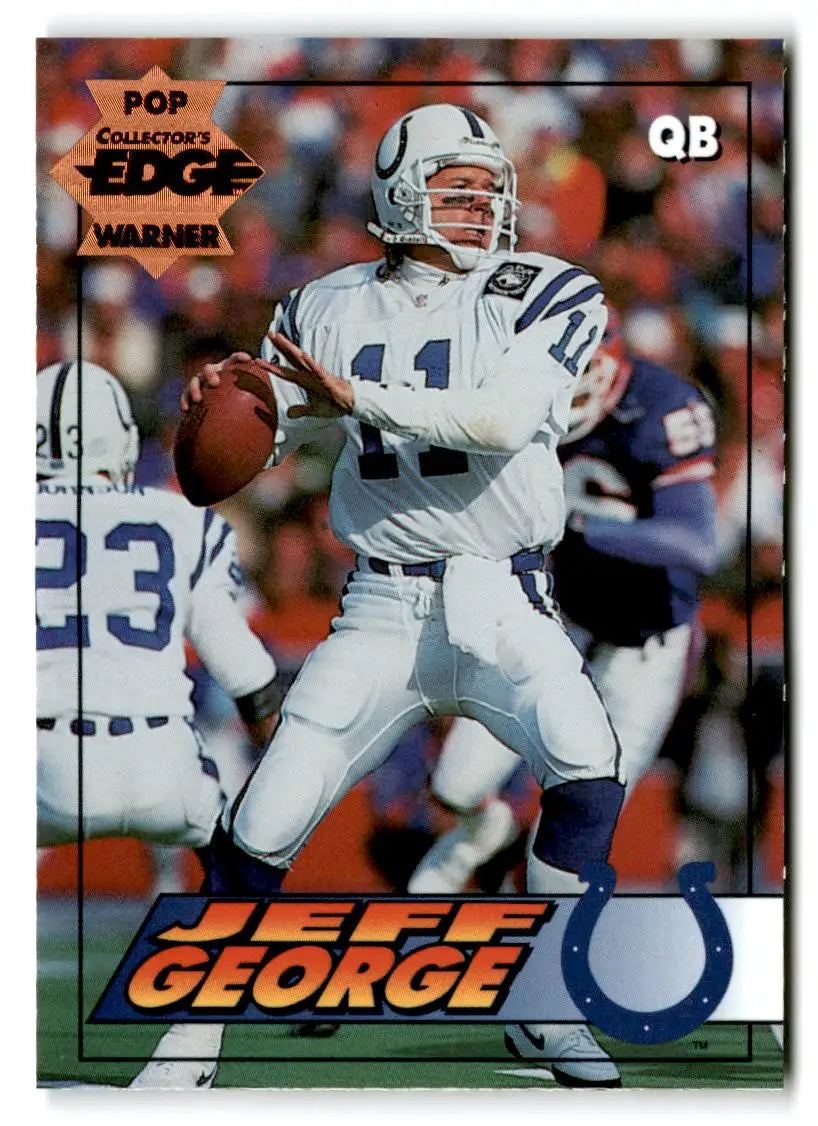 1994 Collector’s Edge #91 Jeff George Pop Warner Bronze - Football Card Single