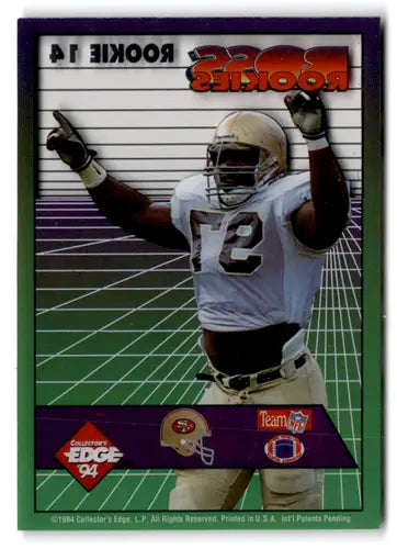 1994 Collector’s Edge Boss Rookies #14 Bryant Young NM Near Mint 49ers ID:66931 - Football Card Single