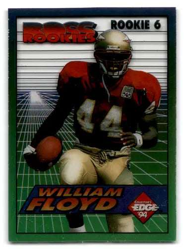 1994 Collector’s Edge Boss Rookies #6 William Floyd NM Near Mint 49ers ID:68147 - Football Card Single