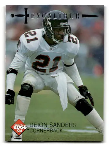 Original gloss Deion Sanders football card from Edge Excalibur 1994 Collector’s Edge