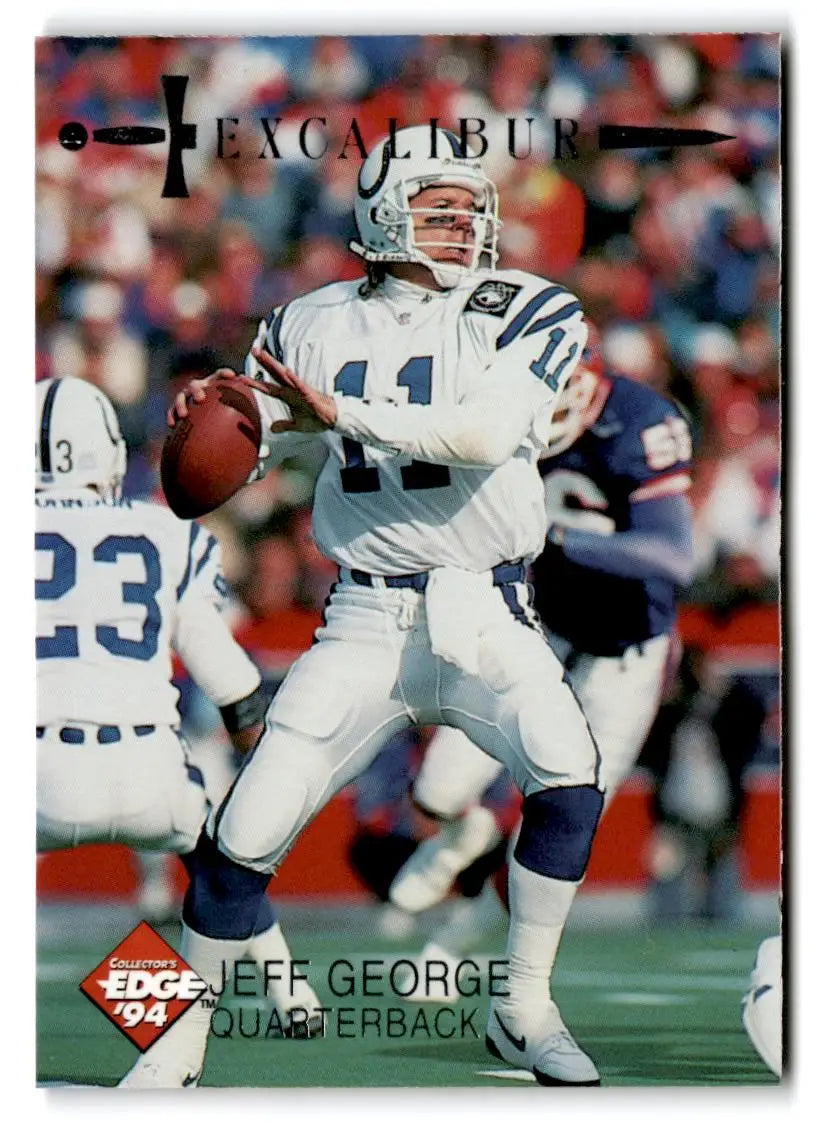 1994 Collector’s Edge Excalibur #32 Jeff George - Football Card Single
