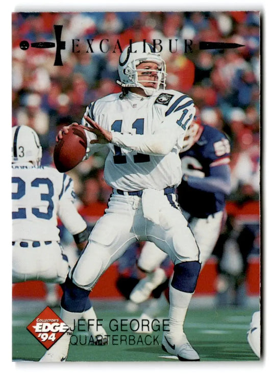 1994 Collector’s Edge Excalibur #32 Jeff George - Football Card Single