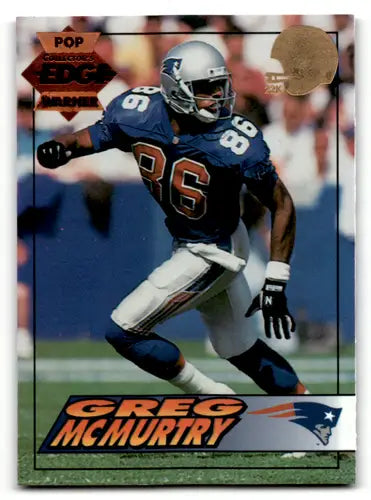Greg McMurtry football card from 1994 Collector’s Edge Pop Warner 22K Gold series